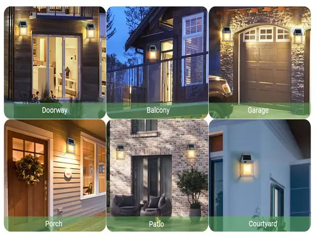 applique solaire double ampoule