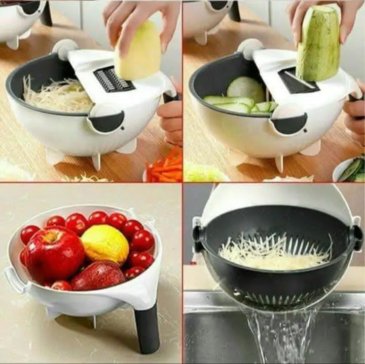 قطاعة الخضار بالسلة الرطبة