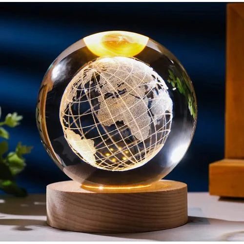 Boule de Cristal Sculptée Globe