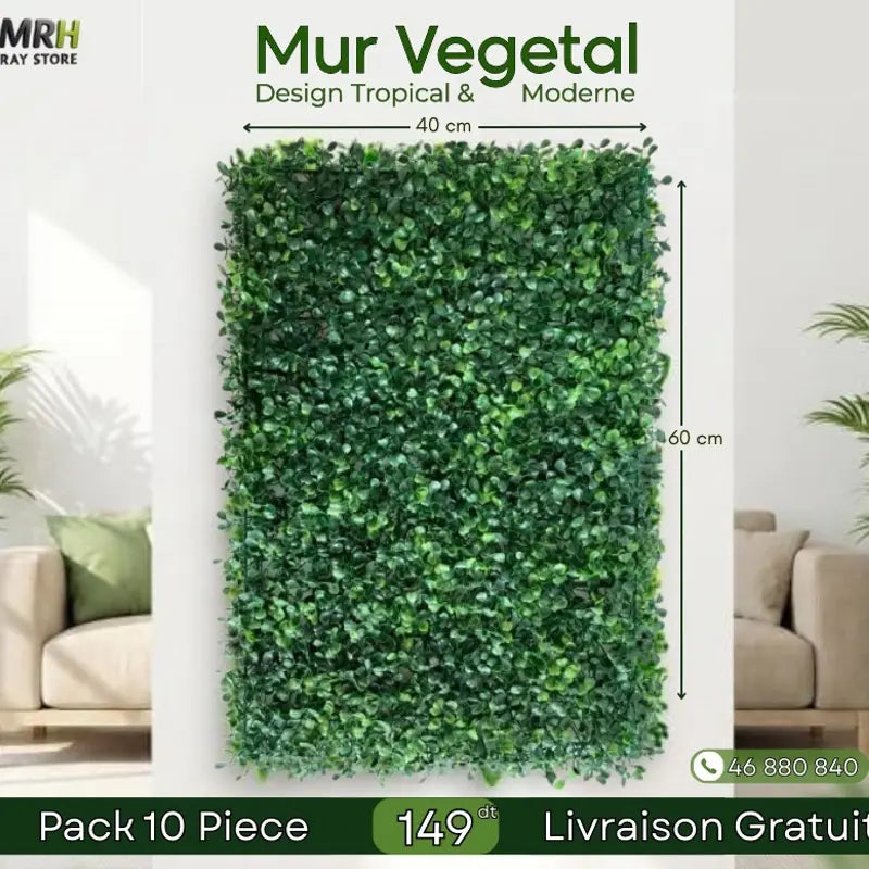Pack mur végétale 308 feuilles 🍀