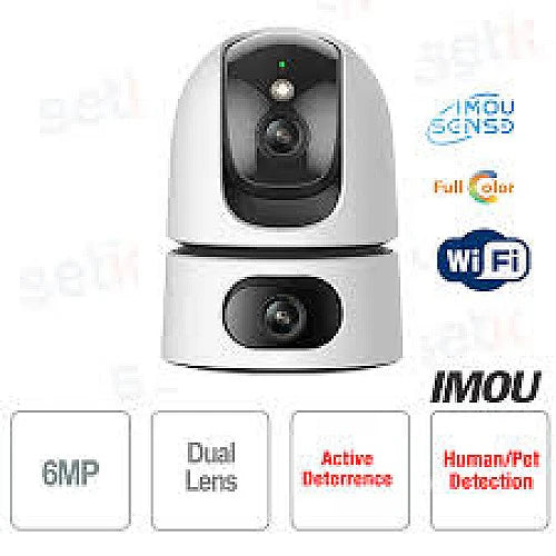 CAMERA IMOU RANGER 6MP DOUBLE OBJECTIF WIFI COULEUR