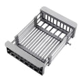 Égouttoir à vaisselle réglable en acier inoxydable,