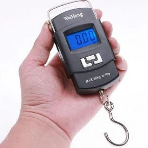Balance Électronique De Bagages Et Voyage Rétro-Éclairage Et Crochet 50kg