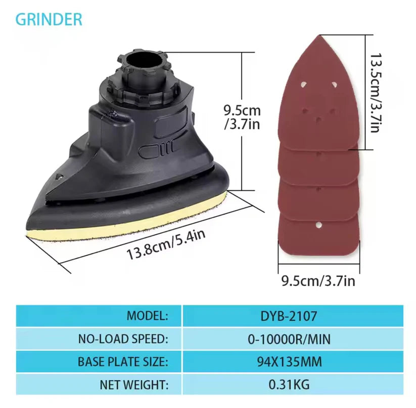 Accessoire multi-outils oscillant sans balais, perceuse électrique, tondeuse, tournevis, odorà eau, scie sauteuse pour batterie