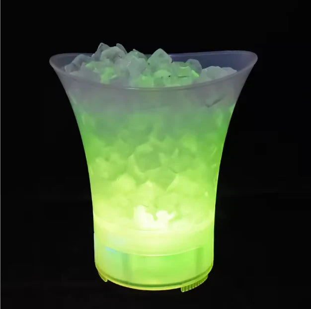 Seau à glace LED 7L avec enceinte Bluetooth – Ambiance festive garantie