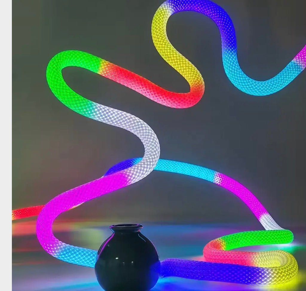 RGB round body srip light