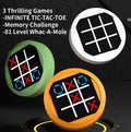 Jouet éducatif 4 en 1 – Mini Tic Tac Toe électronique portable
