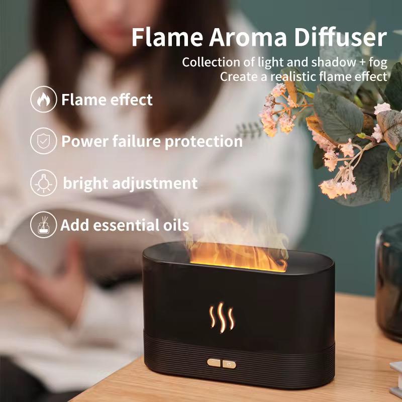 Diffuseur d'huiles essentielles flame