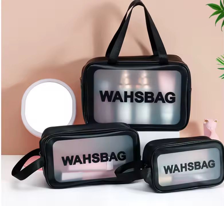 Set De 3 Trousses De Maquillage Et De Voyage