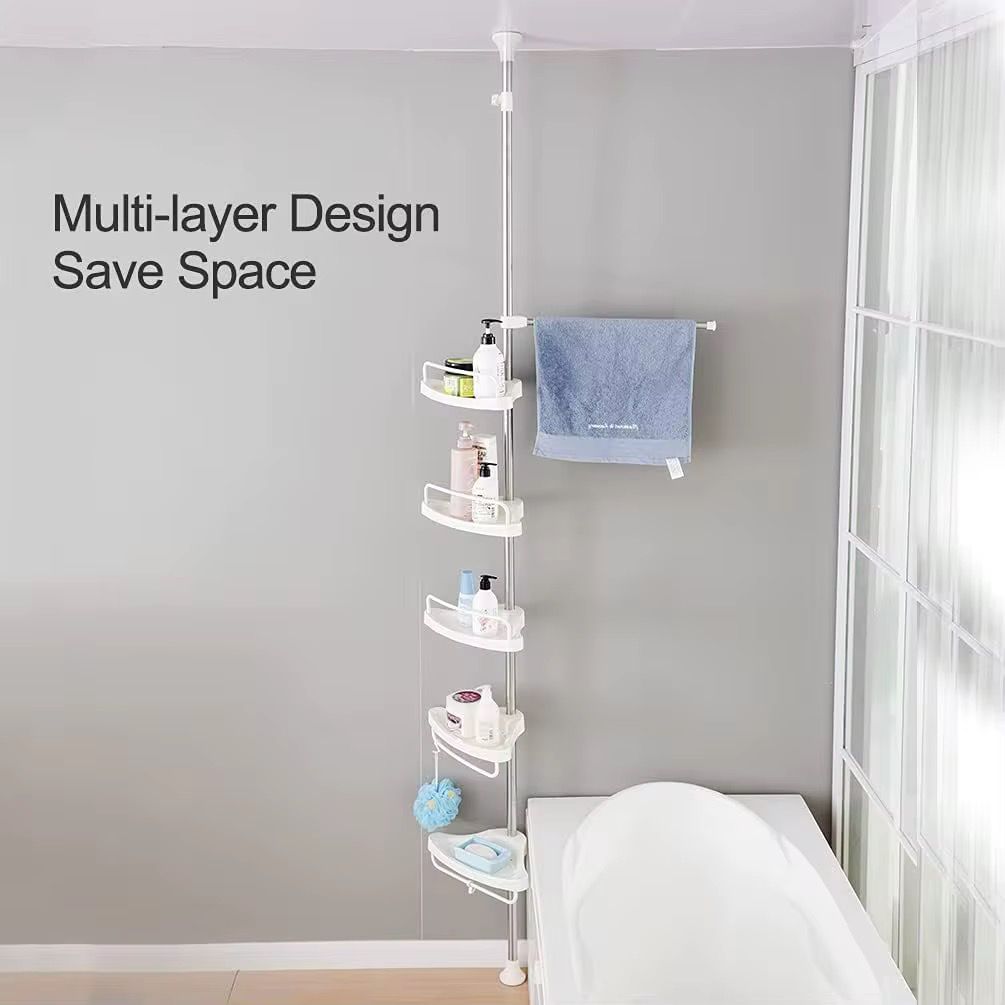 Support de Douche Extensible avec 4 Niveaux
