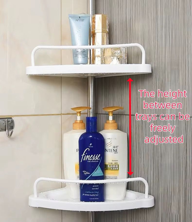 Support de Douche Extensible avec 4 Niveaux