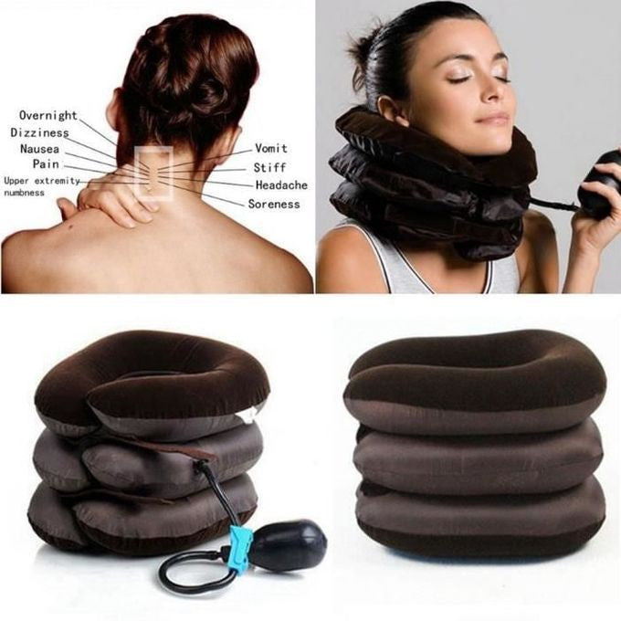 Coussin gonflable pour les cervicales a 3 niveaux