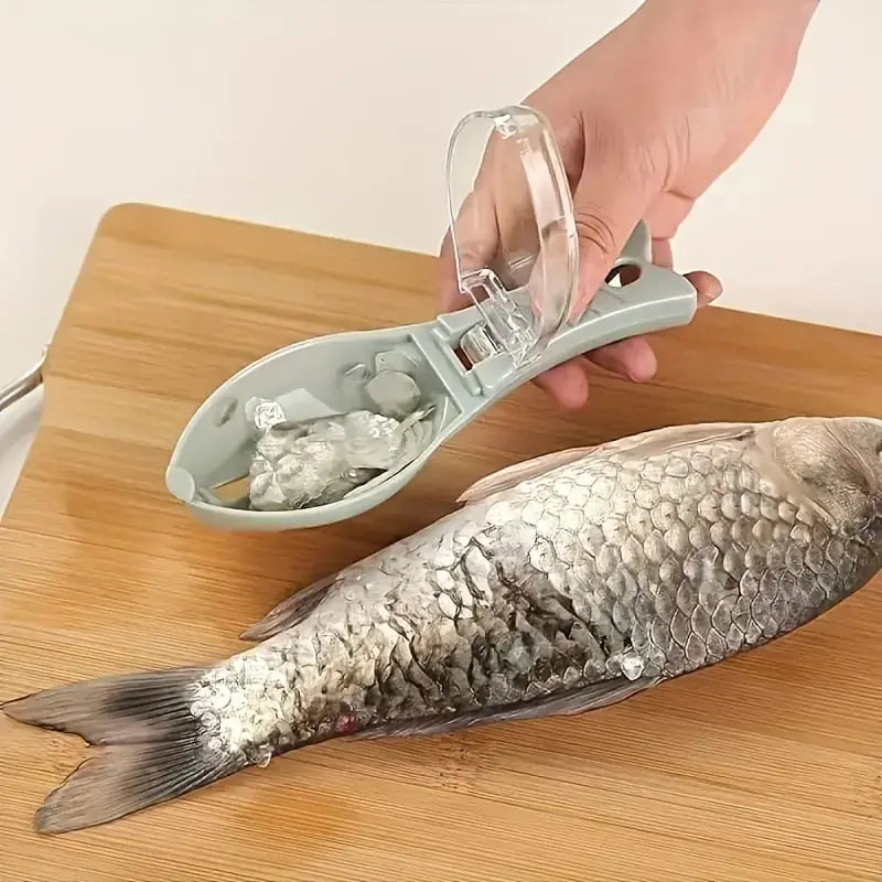 Découpeur de légumes et fruits 5 en 1 – modèle original + Gratteur de poissons – enlève les écailles facilement