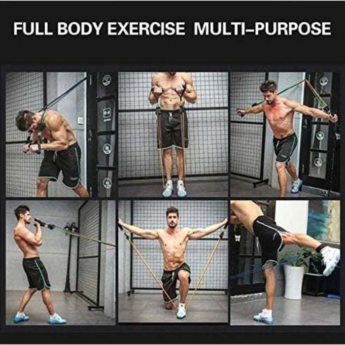 Bande D'exercices De Résistance - 5 Bandes Avec Accessoires