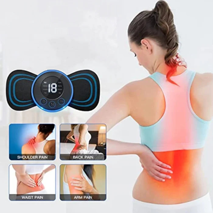 Masseur EMS Patch Rechargeable 8 Modes 19 Niveaux