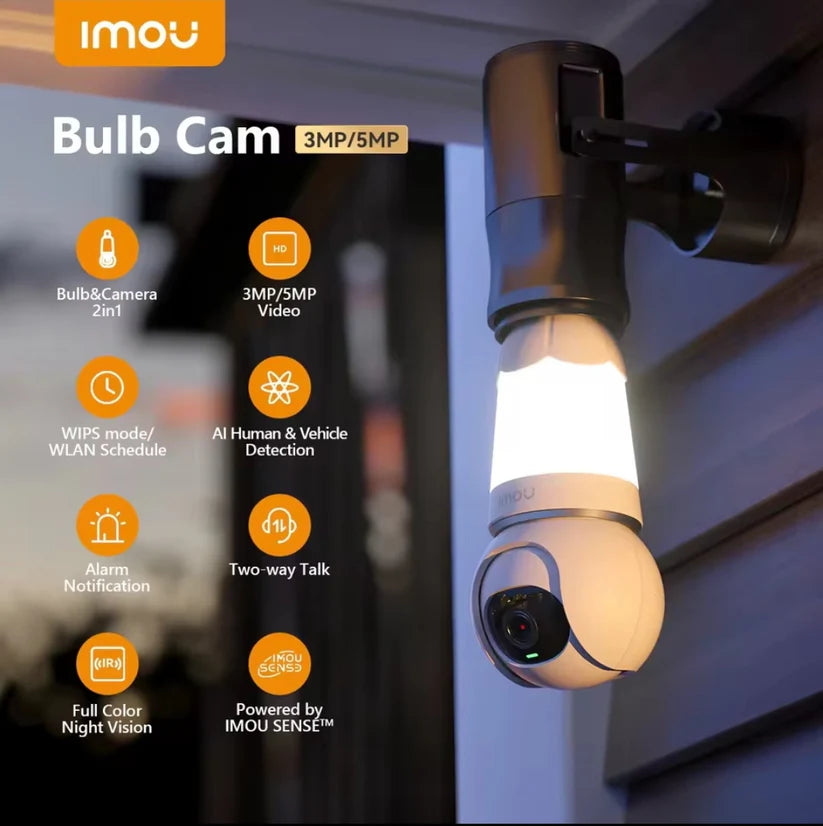 Camera IMOU Ampoule Bulb 3MP PTZ