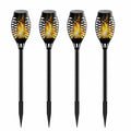 Pack de 4 Lampes Solaires Flamme